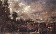 The Opening of Waterloo Bridge, John Constable